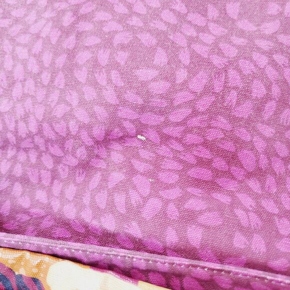 VTG Fossil Key Per Tote Laptop Messenger Diaper Bag Coated Geometric Printed Y2K - Picture 5 of 11